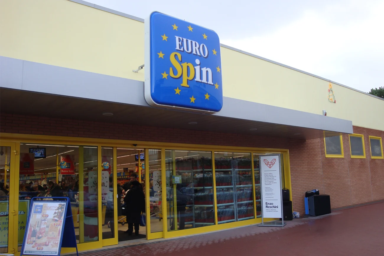 progetto chiavi in mano Eurospin Corridonia -facciata