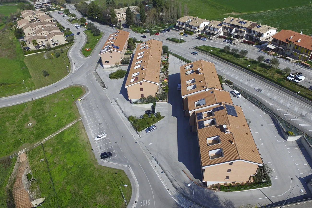 lottizzazione villette a schiera e appartamenti Corridonia